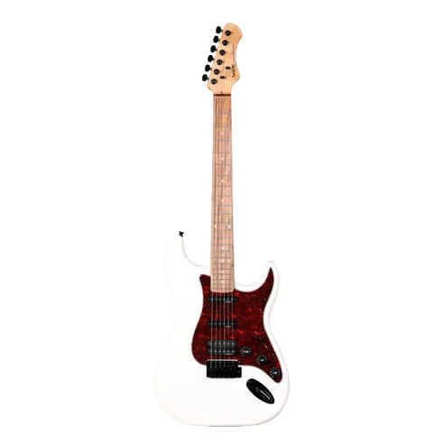 SQOE SEST230 Super Stratocaster Body HSS Electric Guitar Rosewood Fretboard
