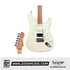 SQOE SEST600 Stratocaster Body HSS Electric Guitar, Roasted Maple Fretboard