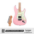 SQOE SEST600 Stratocaster Body HSS Electric Guitar, Roasted Maple Fretboard