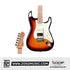 SQOE SEST600 Stratocaster Body HSS Electric Guitar, Roasted Maple Fretboard