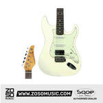 SQOE SEST700 Super Stratocaster HSS Electric Guitar with Alter Switch