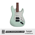 SQOE SEST810 HSS Roasted Maple Smart Electric Guitar