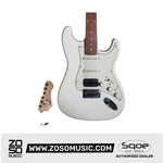 SQOE SEST810 HSS Roasted Maple Smart Electric Guitar
