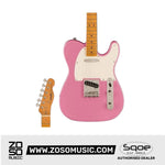 SQOE SETL250 Telecaster Body Electric Guitar with Maple FB