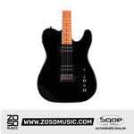 SQOE SETL450 HH Canadian Roasted Maple Fretboard Telecaster with Tremolo Electric Guitar