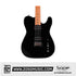SQOE SETL450 HH Canadian Roasted Maple Fretboard Telecaster with Tremolo Electric Guitar