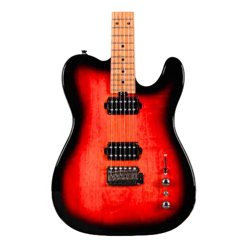 SQOE SETL450 HH Canadian Roasted Maple Fretboard Telecaster with Tremolo Electric Guitar