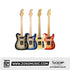 SQOE SETL550 Burl Mahogany with Roasted Maple Fretboard Telecaster Electric Guitar | Zoso Music Sdn Bhd