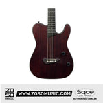 SQOE SETL800 Electroacoustic Silent Steel String Mahogany Guitar