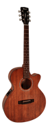 Cort SFX-MEM Acoustic Guitar With Bag Open Pore | CORT , Zoso Music