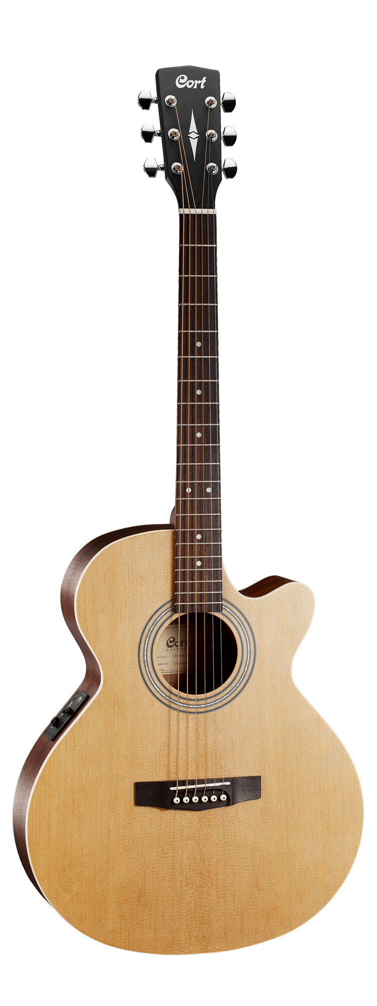 Cort SFX-ME Acoustic Guitar With Bag Open Pore | CORT , Zoso Music