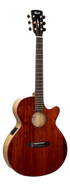 Cort SFX-Myrtlewood Solid Top Acoustic Guitar EQ With Bag Brown Gloss | CORT , Zoso Music
