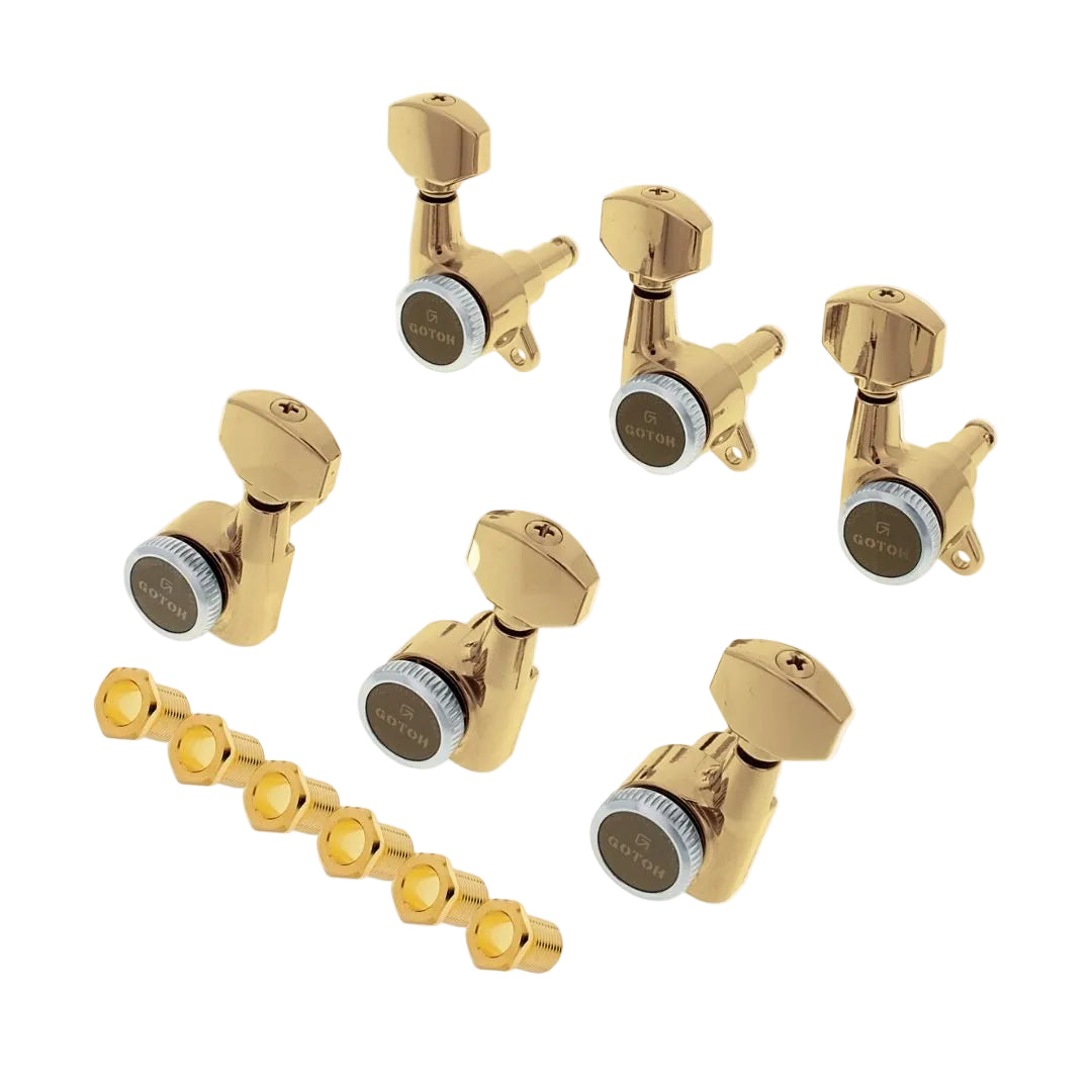 GOTOH SG381-MGT-07 3x3 3L3R Magnum Locking Tuner Machine Heads MG-T LEFT RIGHT