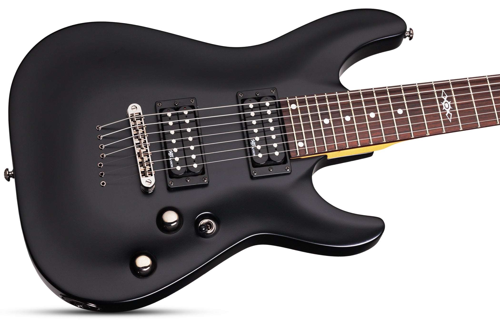 SCHECTER ELECTRIC GUITAR SGR C-7 MIDNIGHT SATIN BLACK (3822), SCHECTER, ELECTRIC GUITAR, schecter-electric-guitar-c-7-mbsk, ZOSO MUSIC SDN BHD