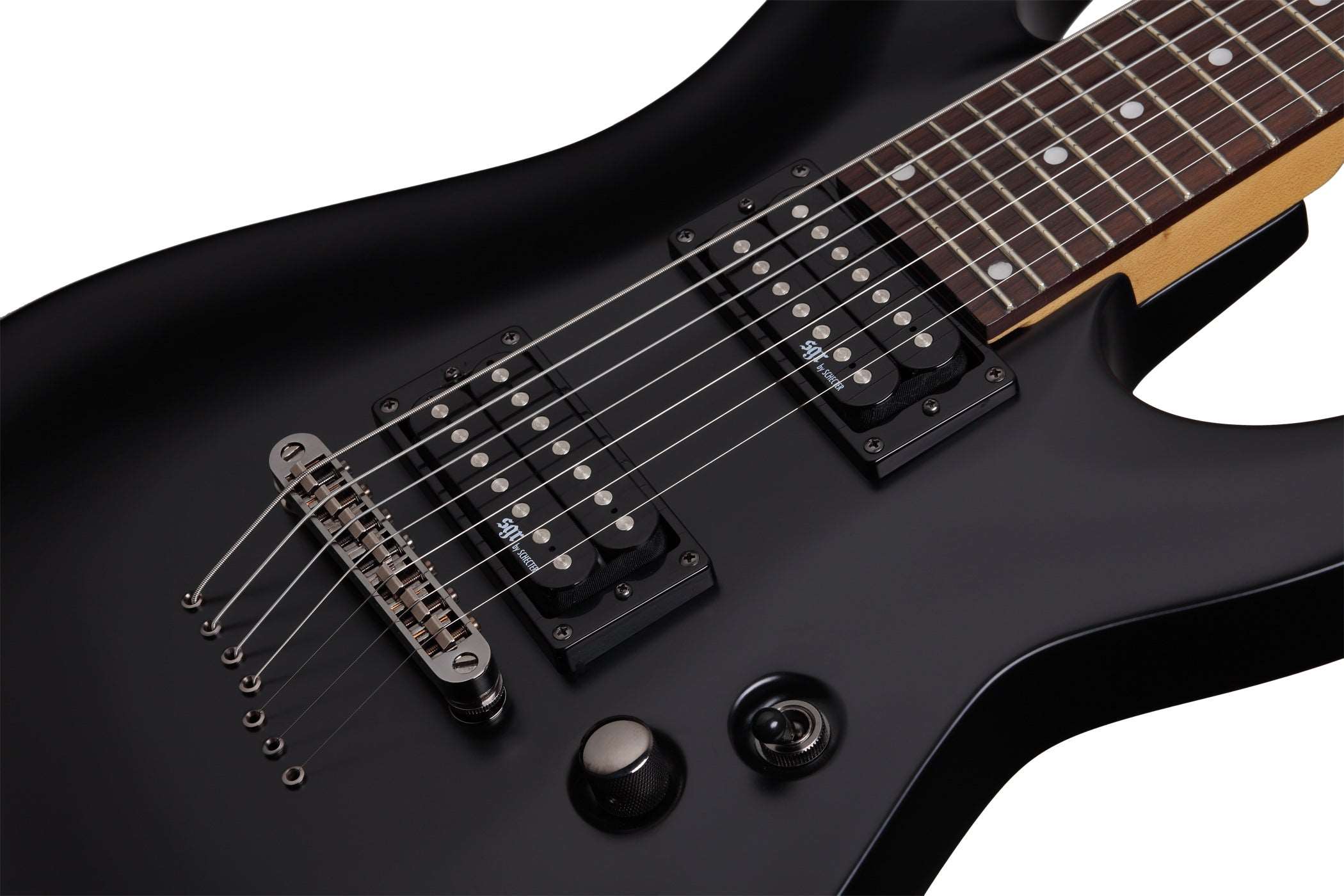 SCHECTER ELECTRIC GUITAR SGR C-7 MIDNIGHT SATIN BLACK (3822), SCHECTER, ELECTRIC GUITAR, schecter-electric-guitar-c-7-mbsk, ZOSO MUSIC SDN BHD