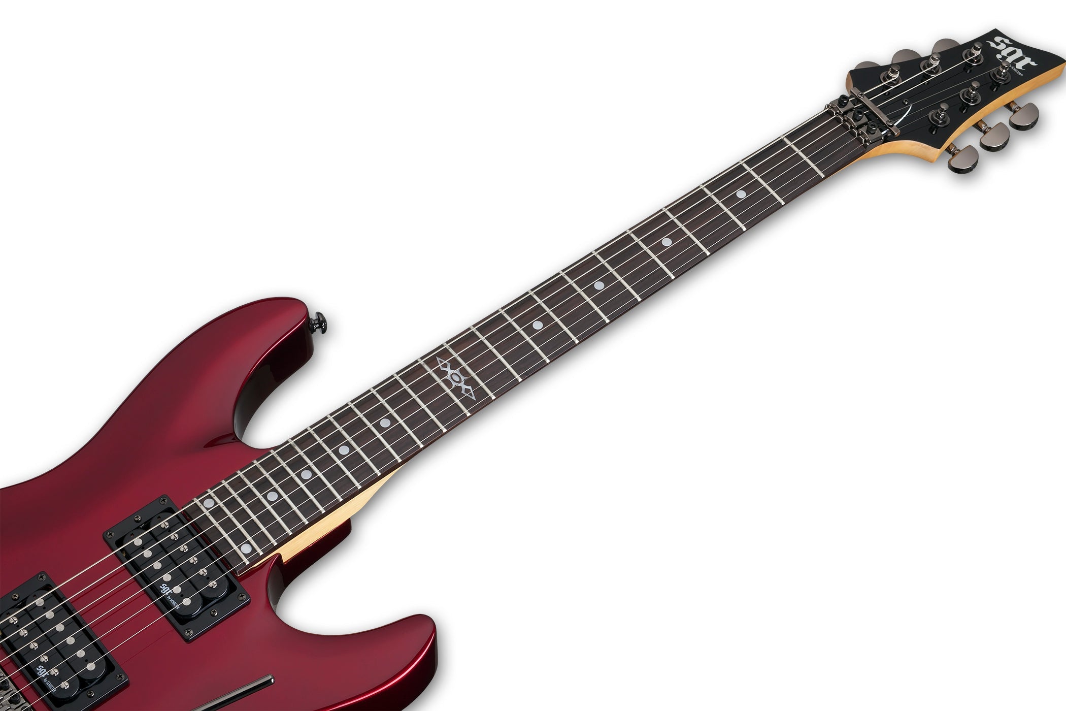 Schecter SGR C-1 Electric Guitar with Floyd Rose - Metallic Red