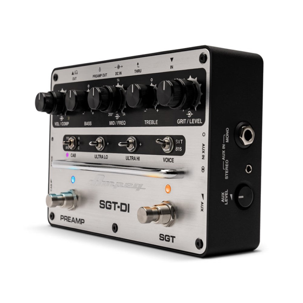 Ampeg SGT-DI Preamp Effect Pedal |  AMPEG |  EFFECTS |  Zoso Music