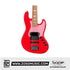 SQOE SJB-658 5 String Jazz Bass Guitar with Roasted Maple Neck