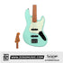 SQOE SJB600 4-Strings Jazz Bass Guitar, Roasted Maple Neck, Rosewood Fretboard