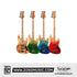SQOE SJB700 Roasted Maple Series 4 string Jazz Bass Guitar | Zoso Music Sdn Bhd