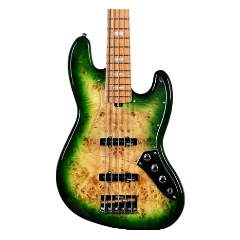 SQOE SJB750 Roasted Maple Series 5 string Jazz Bass Guitar