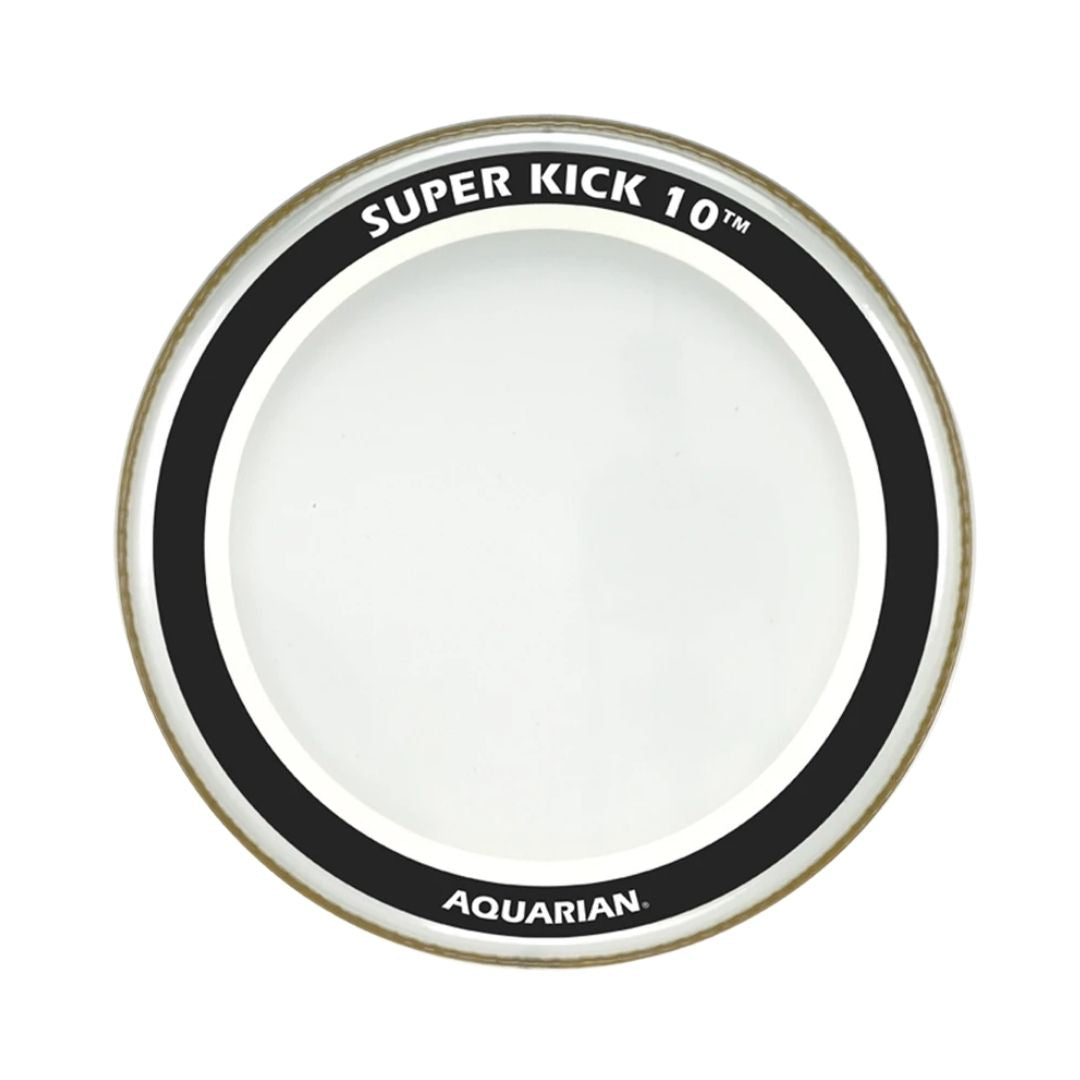 Aquarian SK10 Super Kick 10 Clear 2ply 10+10mil Bass Drum Head | Zoso Music Sdn Bhd