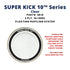 Aquarian SK10 Super Kick 10 Clear 2ply 10+10mil Bass Drum Head