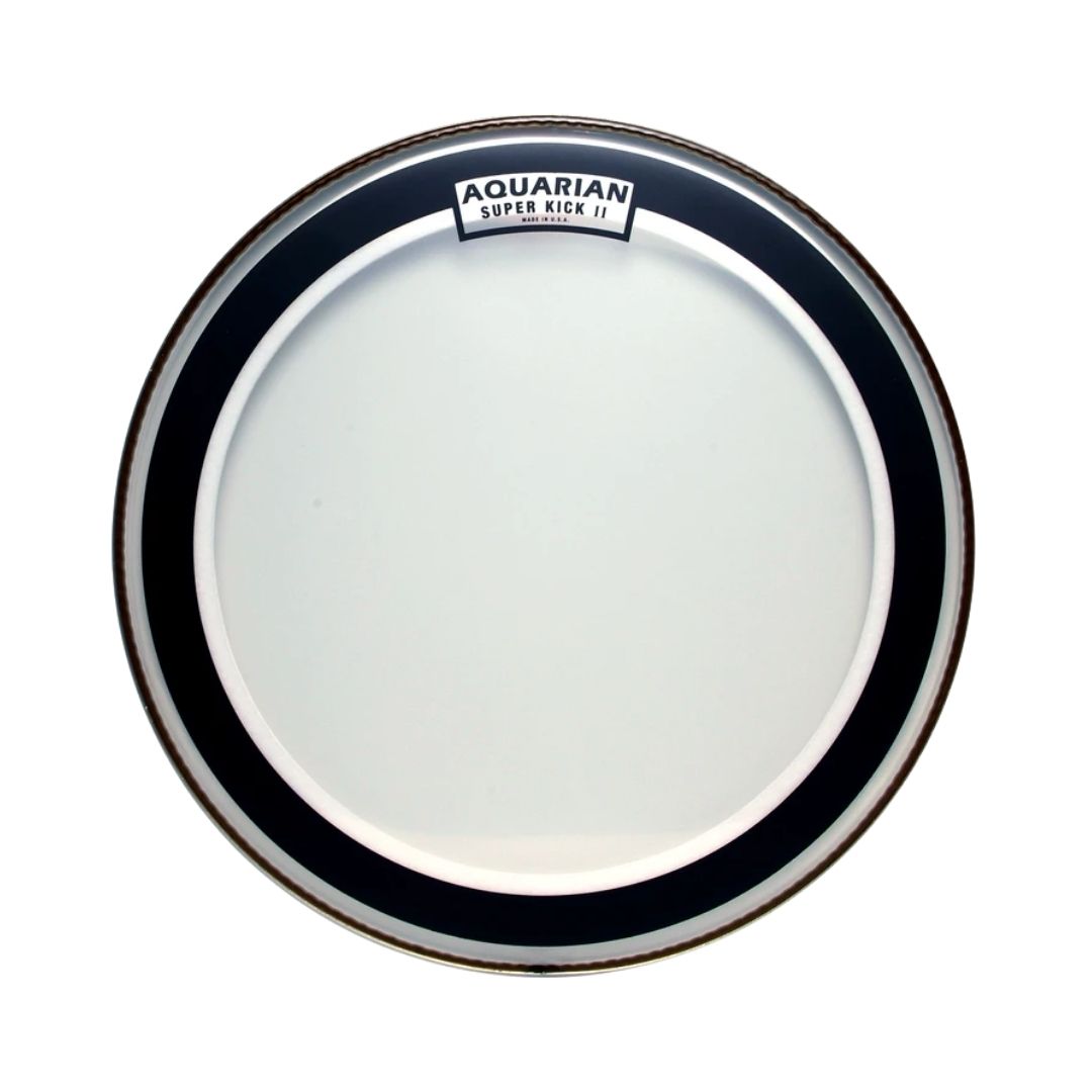 Aquarian SKII Super Kick II Clear 2ply 7+7mil Bass Drum Head | Zoso Music Sdn Bhd