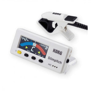 Korg SlimPitch SLM-1CM Chromatic Tuner in Pearl White (SLM1CM) |  KORG |  METRONOME |  Zoso Music