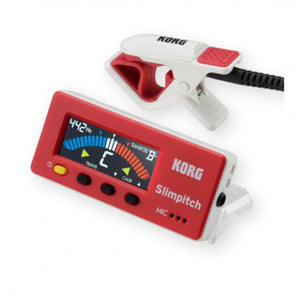 Korg SlimPitch SLM-1CM Chromatic Tuner in Red White (SL1MCM) |  KORG |  METRONOME |  Zoso Music