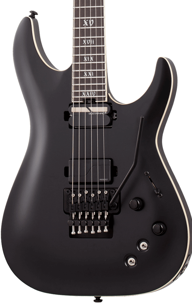 SCHECTER C-1 FLOYD ROSE S SLS ELITE EVIL TWIN ELECTRIC GUITAR (1348) SATIN BLACK MADE IN KOREA, SCHECTER, ELECTRIC GUITAR, schecter-electric-guitar-sc-1-elite-fr-sb, ZOSO MUSIC SDN BHD