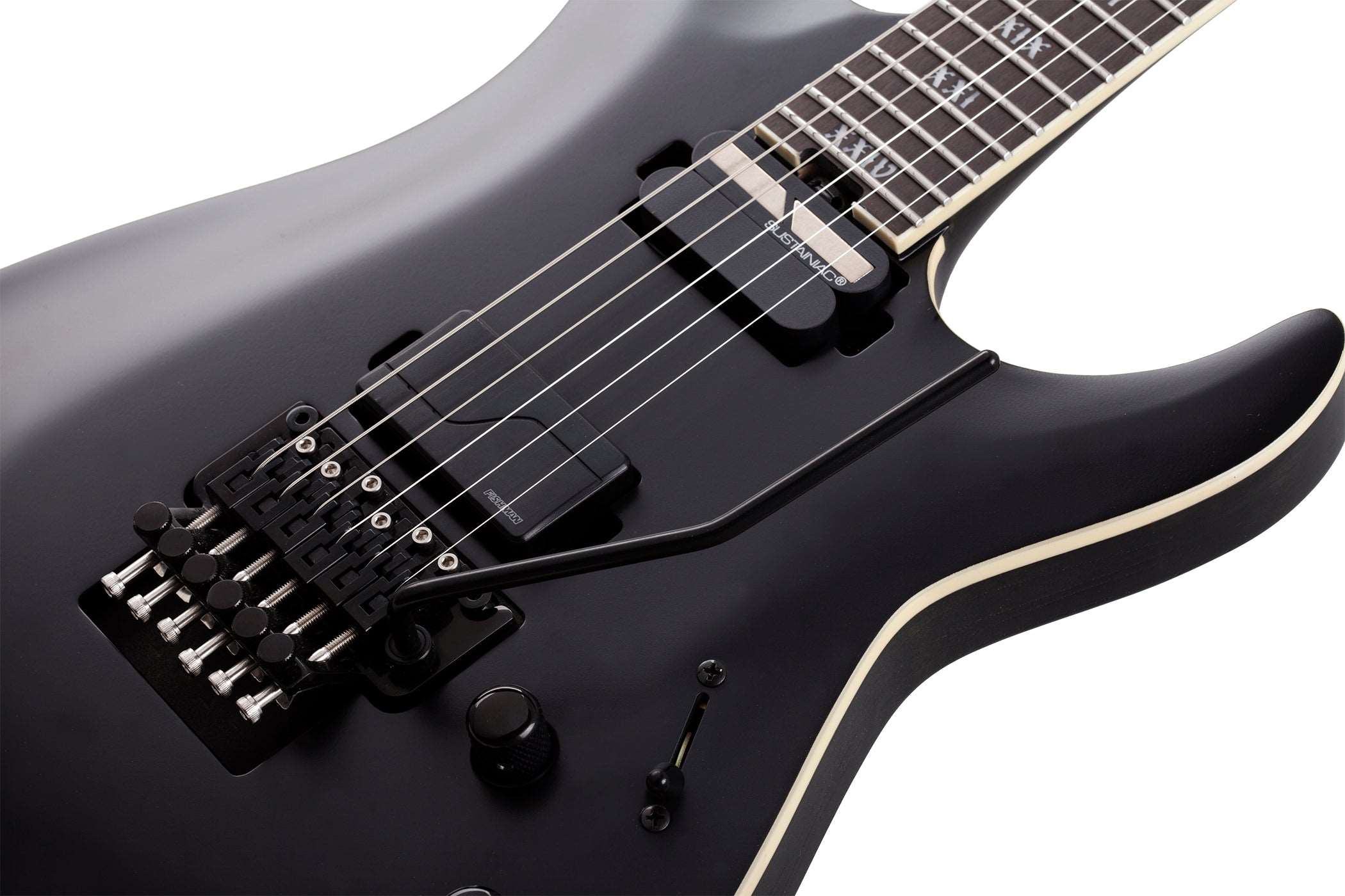 SCHECTER C-1 FLOYD ROSE S SLS ELITE EVIL TWIN ELECTRIC GUITAR (1348) SATIN BLACK MADE IN KOREA, SCHECTER, ELECTRIC GUITAR, schecter-electric-guitar-sc-1-elite-fr-sb, ZOSO MUSIC SDN BHD