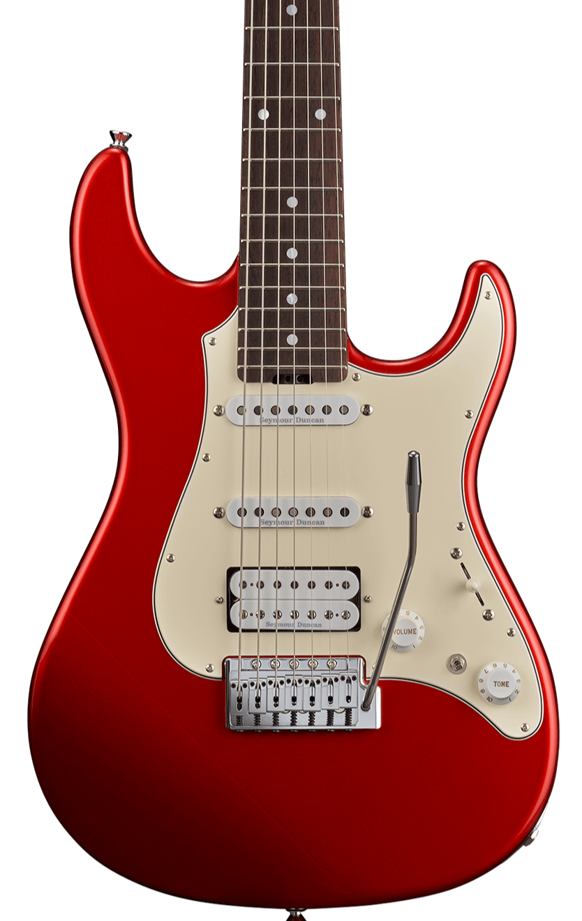 ESP Original SNAPPER-7-AL/R - Vintage Candy Apple Red [MIJ - Made in Japan] | Zoso Music Sdn Bhd