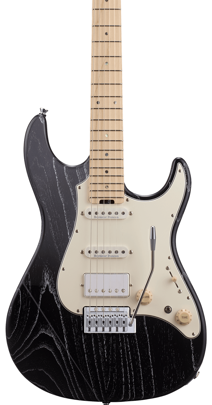 ESP Original SNAPPER-AS/HR - Black w/ White Filler [MIJ - Made in Japan] | Zoso Music Sdn Bhd