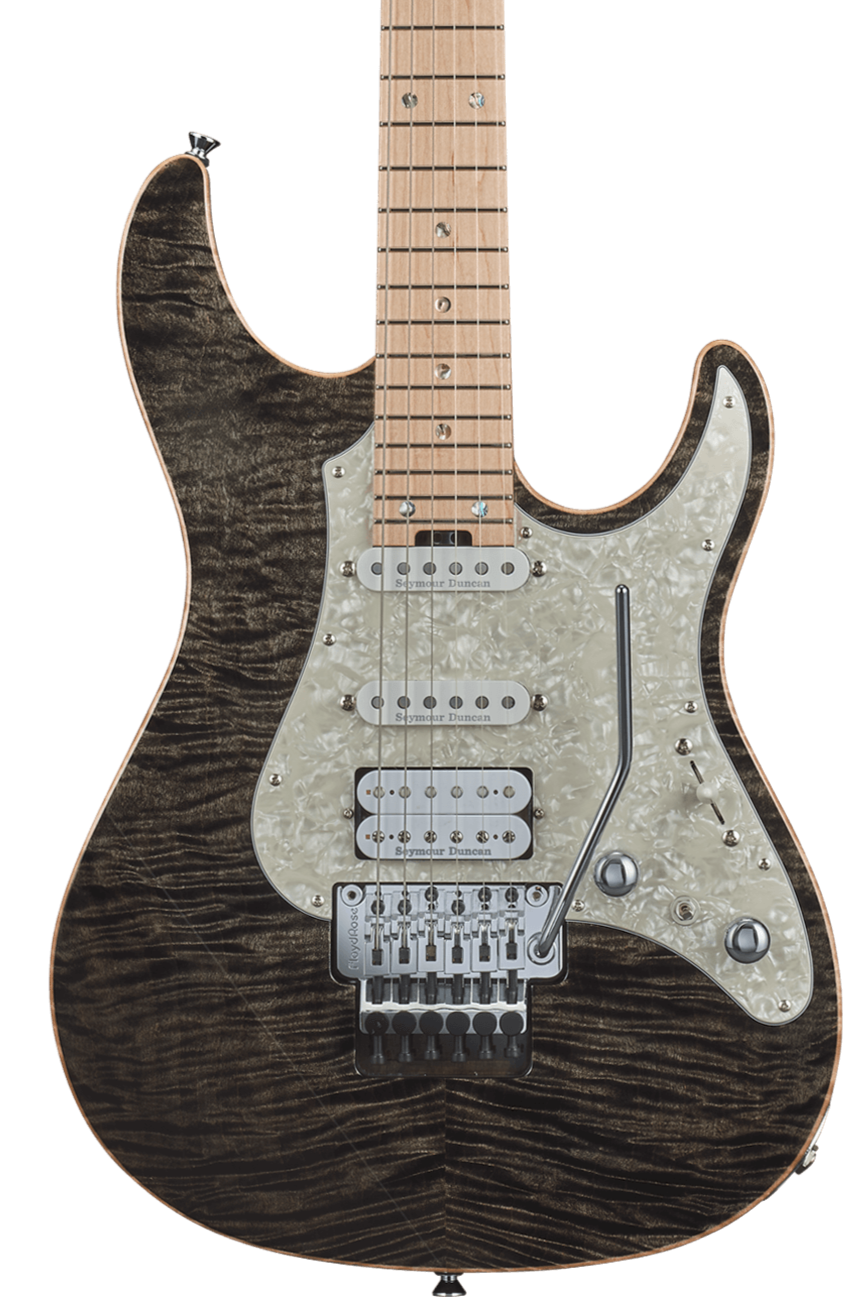 ESP Original SNAPPER-CTM24 FR FM/HR - See Thru Black [MIJ - Made in Japan] | Zoso Music Sdn Bhd