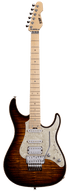 ESP Original SNAPPER-CTM24 FR FM/HR - Tiger Eye Sunburst [MIJ - Made in Japan] |  ESP |  BASS GUITAR |  Zoso Music
