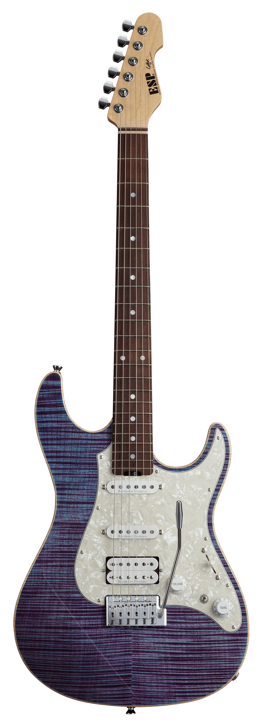 ESP Original SNAPPER-CTM FM/HR - Indigo Purple [MIJ - Made in Japan] |  ESP |  BASS GUITAR |  Zoso Music