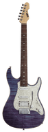 ESP Original SNAPPER-CTM FM/HR - Indigo Purple [MIJ - Made in Japan] |  ESP |  BASS GUITAR |  Zoso Music