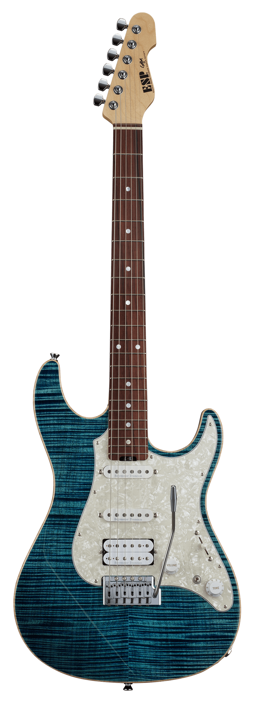 ESP Original SNAPPER-CTM FM/HR - Marine Blue [MIJ - Made in Japan] |  ESP |  BASS GUITAR |  Zoso Music