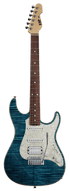 ESP Original SNAPPER-CTM FM/HR - Marine Blue [MIJ - Made in Japan] |  ESP |  BASS GUITAR |  Zoso Music