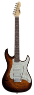 ESP Original SNAPPER-CTM FM/HR - Tiger Eye Sunburst [MIJ - Made in Japan] |  ESP |  BASS GUITAR |  Zoso Music