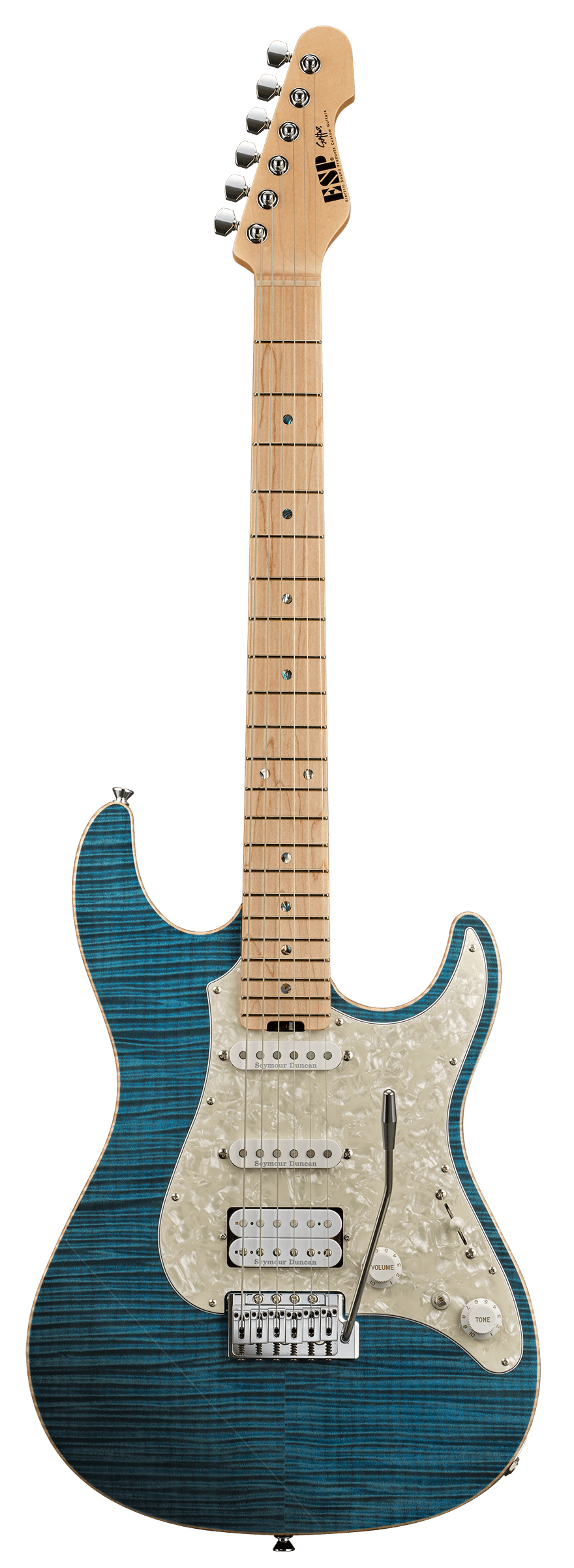 ESP Original SNAPPER-CTM FM/M - Marine Blue [MIJ - Made in Japan] |  ESP |  BASS GUITAR |  Zoso Music
