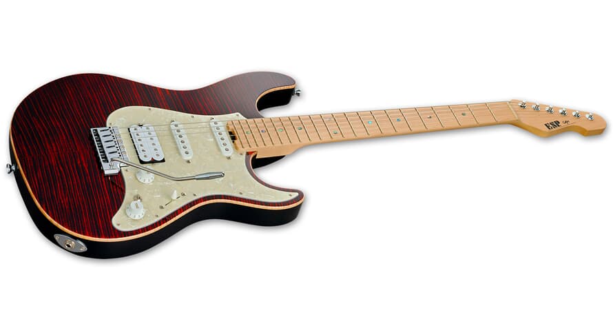 ESP Original SNAPPER-CTM FM/HR - Black Cherry [MIJ - Made in Japan] |  ESP |  BASS GUITAR |  Zoso Music