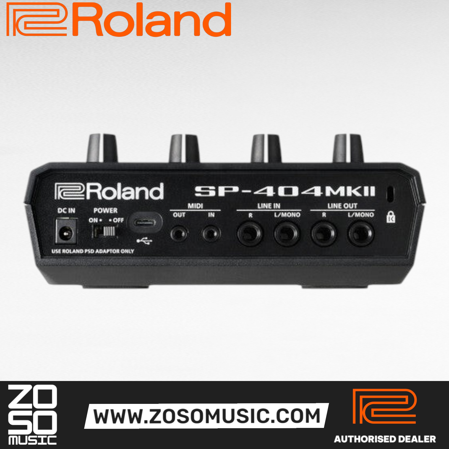 Roland SP-404MKII Linear Wave Sampler |  ROLAND |  SAMPLER / SEQUENCER |  Zoso Music