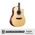 SQOE SQ-CC-SK-E 41 Inch Acoustic Guitar with Sqoe KLT-18A pick up w Arm Bevel | Zoso Music Sdn Bhd
