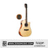 SQOE SQ-DC-SK-E 41 Inch Acoustic Guitar with Sqoe KLT-18A pick up w Arm Beve