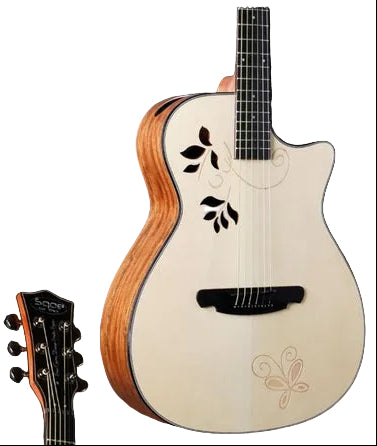 SQOE SQ-I / SQ-IS 40 inch Grand Auditorium Acoustic Guitar | Zoso Music Sdn Bhd