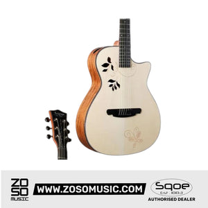 SQOE SQ-I / SQ-IS 40 inch Grand Auditorium Acoustic Guitar | Zoso Music Sdn Bhd