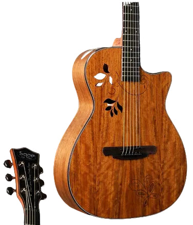 SQOE SQ-I / SQ-IS 40 inch Grand Auditorium Acoustic Guitar