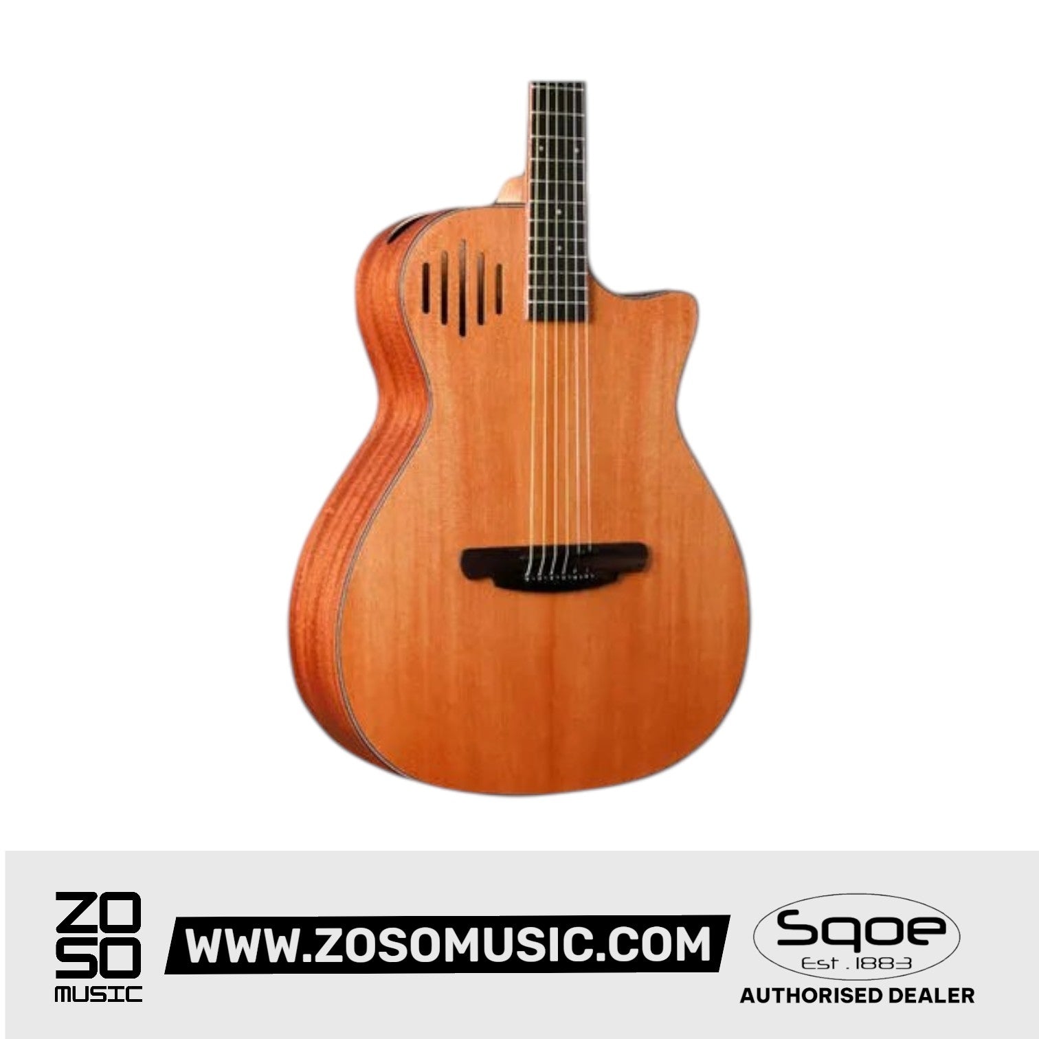 SQOE SQ-J 40 inch Grand Auditorium Acoustic Guitar | Zoso Music Sdn Bhd